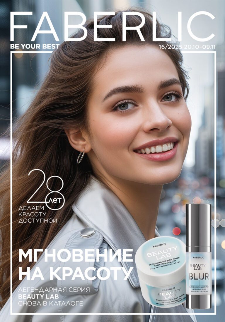 Обложка. каталог Faberlic 16/2025, стр. 1